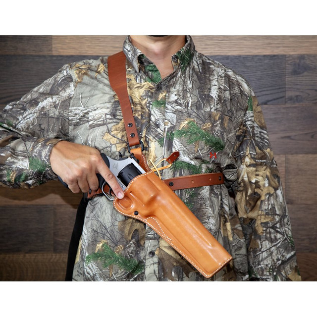 Diamond D Guides Choice™ Leather Chest Holster Taurus Raging Hunter 8 3/8" - Image 12