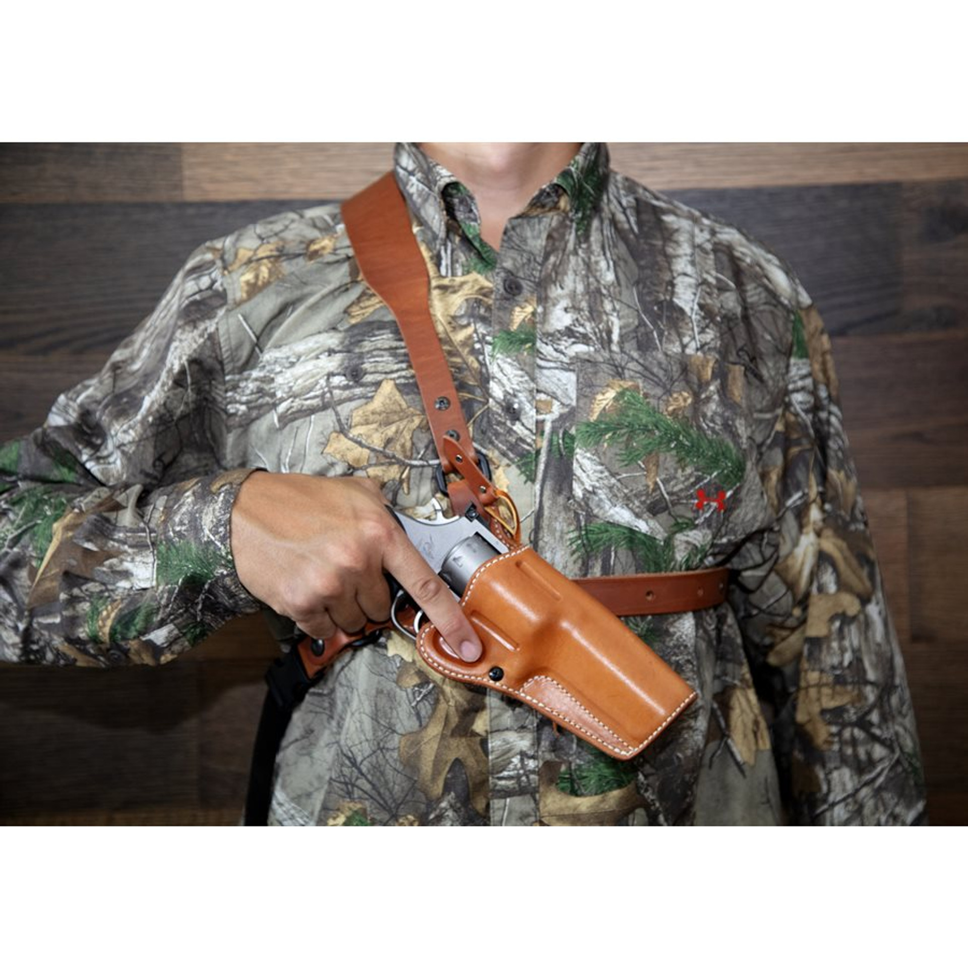 Diamond D Guides Choice™ Leather Chest Holster Taurus Tracker 4" - Image 15