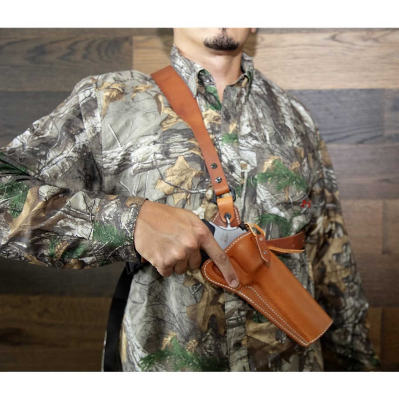 Diamond D Guides Choice™ Leather Chest Holster Taurus Tracker 6 1/2" - Image 9