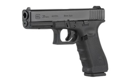Glock 20 Gen4 AUS 10mm, 4.61" Barrel, Fixed Sights, Matte Black, 15rd Glock - Products | Rare Breed Triggers FRT - 15