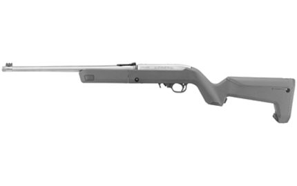 Ruger 10/22 Takedown 22 LR, 16.4" Stainless Threaded Barrel, Stealth Gray Magpul X-22 Backpacker Stock, Adj Fiber Optic Sights, 10rd Ruger - Guns | Rare Breed Triggers FRT - 15