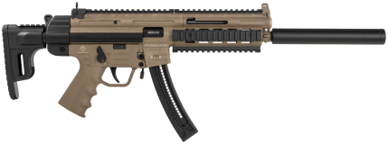 GSG GSG-16 22 LR, 16.25" Barrel, Tan Metal, Black Stock, 22rd GSG - Products | Rare Breed Triggers FRT - 15