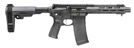 Springfield Saint Victor AR-15 Pistol 5.56/223 7.5" Barrel Black Hard Coat Anodized, Black Bravo Mod3 5 Position SBA3 Brace, 30rd Springfield Armory - Products | Rare Breed Triggers FRT - 15