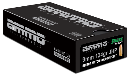 Ammo Inc Self Defense 9mm, 124gr, Sierra Match Jacket Hollow Point, 50rd Box Ammo Inc - Ammunition - Rare Breed Triggers FRT - 15