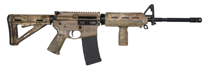 Diamondback DB15 223/5.56, 16" Threaded, Flat Dark Earth, Kryptek Mandrake Magpul 30rd Diamondback Firearms - Products | Rare Breed Triggers FRT - 15