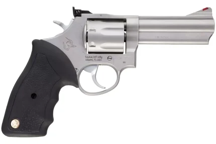 357 Mag / 38 Spl +P Matte Stainless 4.00 in. Soft Rubber - Revolvers | Rare Breed Triggers FRT - 15