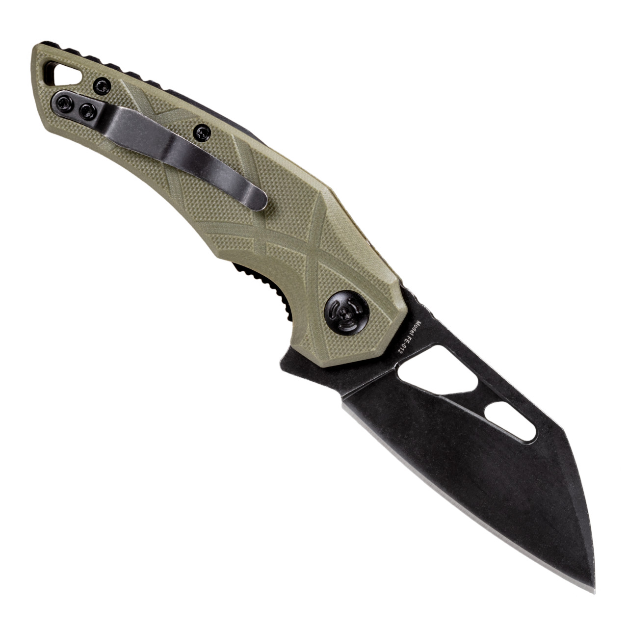 Fox Edge Atrax Folding Knife Green G-10 Handle - Image 5