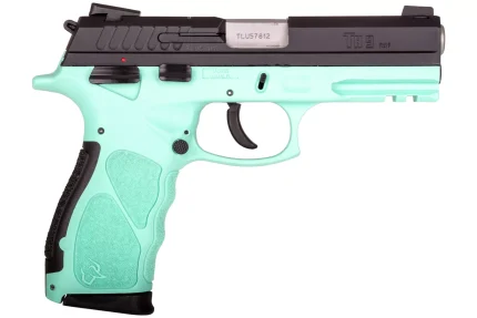 Matte Black /Cyan 9mm Luger Full Size 17 Rds. - Products | Rare Breed Triggers FRT - 15