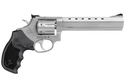 17 HMR Matte Stainless 6.50 in. Ribber Grip® - Revolvers | Rare Breed Triggers FRT - 15