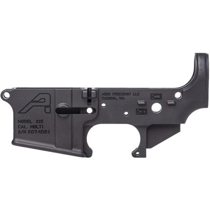 AERO Stripped AR-15 Gen 2 Lower Receiver, Multi-Caliber, Black Aluminum Aero Precision - Products | Rare Breed Triggers FRT - 15
