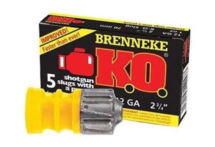 Brenneke K.O. Slug 12 Ga, 2.75", 1 oz, Knock Out Lead Sabot Slug, 5rd Box Brenneke USA - Ammunition - Rare Breed Triggers FRT - 15
