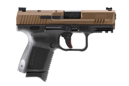 Canik TP9 Elite SC 9mm, 3.6" Barrel, Green FO Front, Optics Plate, Bronze, 15rd Canik - Products | Rare Breed Triggers FRT - 15