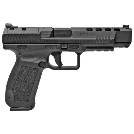 Canik TP9SFx 9mm, 5.2" Barrel, Fiber Optic Sights, Black, 20rd Canik - Products | Rare Breed Triggers FRT - 15