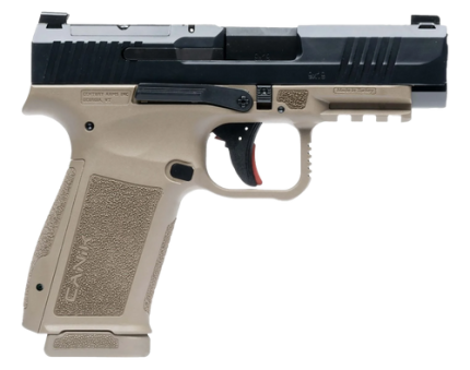 Canik METE MC9LS 9mm, 3.63" Barrel, Flat Dark Earth Frame, Black Slide, Optic Ready, 17rd - Products | Rare Breed Triggers FRT - 15