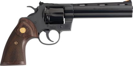 Colt Python 357 Magnum, 6" Barrel, Blued, Walnut Grips, 6rd Colt - Products | Rare Breed Triggers FRT - 15