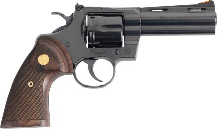 Colt Python 357 Magnum, 4.25" Barrel, Blued, Wood Grips, 6rd Colt - Products | Rare Breed Triggers FRT - 15
