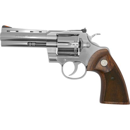 Colt Python 357 Magnum, 4.25" Barrel, Stainless Frame, Walnut Grips, 6rd Colt - Products | Rare Breed Triggers FRT - 15