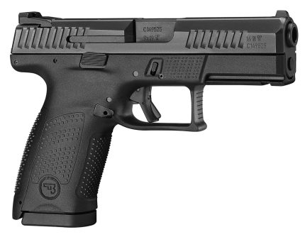 CZ P-10 C 9mm, 4" Barrel, Black, Interchangeable Backstrap, 15rd CZ USA - Guns | Rare Breed Triggers FRT - 15