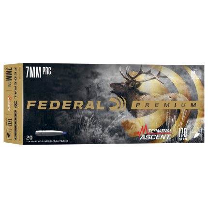 Federal Premium 7mm PRC, 170gr, Terminal Ascent Bonded, 20rd Box Federal Ammunition - Ammunition - Rare Breed Triggers FRT - 15