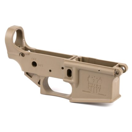 FMK AR-1 Extreme Stripped Lower Receiver, Multi-Caliber, Flat Dark Earth Polymer FMK Firearms - Products | Rare Breed Triggers FRT - 15