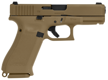 Glock G19X 9mm, 4.02" Barrel, Coyote Brown Cerakote, Coyote Pistol Case, 20rd Glock - Products | Rare Breed Triggers FRT - 15