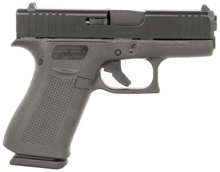 Glock G43X Slim 9mm, 3.41" Barrel, Black, Fixed Sights, 10rd Glock - Rare Breed Triggers FRT - 15