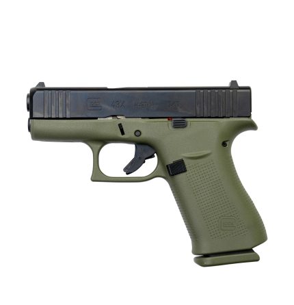 Glock 43X 9mm, 3.6" Barrel, Fixed Sights, BFG Green, 2x 10rd Mags Glock - Products | Rare Breed Triggers FRT - 15