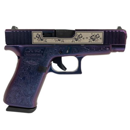 Glock 48 Gen 5 "Glock & Roses" 9mm, 4.17" Barrel, Mongoose Purple, 10rd Glock - Products | Rare Breed Triggers FRT - 15