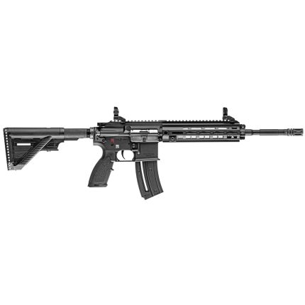 HK 416 22 LR, 16.1" Threaded Barrel, Black, M-Lok/Picatinny Rail, 20rd HK- Heckler and Koch - Products | Rare Breed Triggers FRT - 15