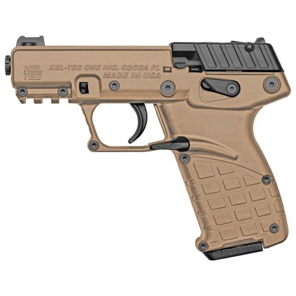 Kel-Tec P17 22 LR 3.93" 16+1 Tan Tan Polymer Threaded Barrel 3 Magazines Kel-Tec - Guns | Rare Breed Triggers FRT - 15