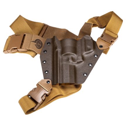 GunfightersINC Kenai Chest Holster Taurus Raging Hunter GRY/COYOTE LH - Products | Rare Breed Triggers FRT - 15