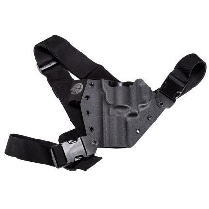 GunfighterINC Kenai Chest Holster Taurus Tracker BK/BK LH - Products | Rare Breed Triggers FRT - 15