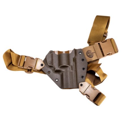 GunfighterINC Kenai Chest Holster Taurus Tracker GRY/COYOTE LH - Products | Rare Breed Triggers FRT - 15