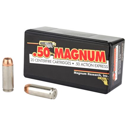 Magnum Research 50 Action Express, 300gr, Jacketed Hollow Point, 20rd Box Magnum Research - Ammunition - Rare Breed Triggers FRT - 15