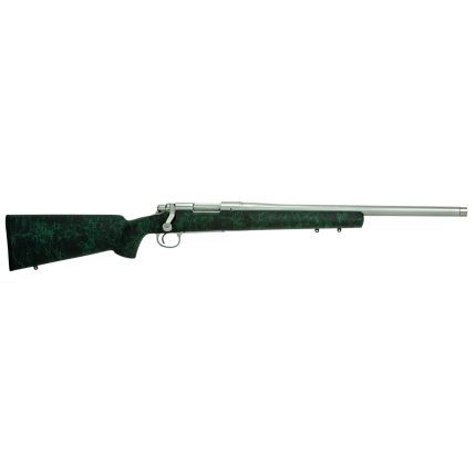 Remington, 700 5-R, Bolt Action Rifle, 300 Win, 24" Stainless Threaded Barrel, Black With Green Webbing HS Precision Stock, 3 Rounds, X-Mark Pro Trigger, Right Hand Remington - Guns | Rare Breed Triggers FRT - 15