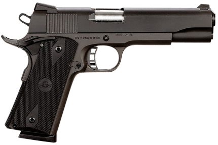 Rock Island 1911 Standard FS 45 ACP, 5" Barrel, Black, Rubber Grip, 8rd Rock Island-Armscor - Products | Rare Breed Triggers FRT - 15