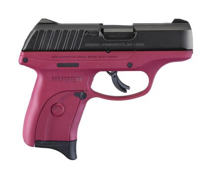 Ruger EC9S 9mm, 3.12" Barrel, Marsala Frame, Black Slide, 7rd Ruger - Guns | Rare Breed Triggers FRT - 15