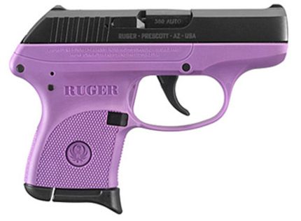 Ruger Talo Exclusive LCP Lady Lilac 380 ACP, 2.75" Barrel, Purple Polymer Frame, Black Slide, 6rd Ruger - Products | Rare Breed Triggers FRT - 15