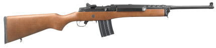 Ruger Mini-14 5.56x45mm, 18.5" Barrel, Blue, Wood Stock, 20rd Ruger - Products | Rare Breed Triggers FRT - 15