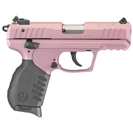 Ruger SR22 TALO .22 LR, 3.5" Barrel, Rose Gold, Rubber Grip, Ambi Safety, 10rd Ruger - Products | Rare Breed Triggers FRT - 15