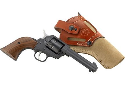 Ruger, Wrangler, TALO Edition, Single Action, Revolver, 22LR, 4.62" Barrel, Alloy, Cerakote Finish, Cobalt, Wood Grips, Blade Front and Integral Rear Sights, 6 Rounds, DeSantis Wild Hog Holster Included Ruger - Guns | Rare Breed Triggers FRT - 15