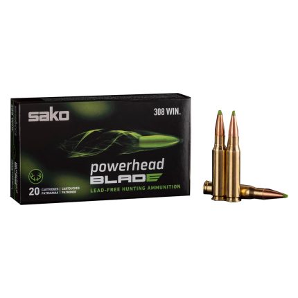 Sako 308 Winchester, 162gr, PowerHead Blade, 20rd Box SAKO Rifles - Ammunition - Rare Breed Triggers FRT - 15