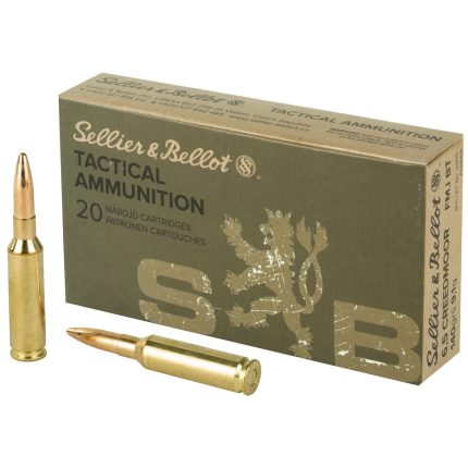 Sellier & Bellot 6.5 Creedmoor, 140gr, Full Metal Jacket Boat Tail, 20rd Box Sellier & Bellot - Ammunition - Rare Breed Triggers FRT - 15