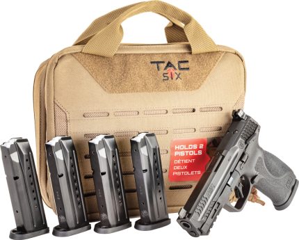 S&W M&P9 M2.0 O.R. Pistol Bundle 9mm, 4.25" Barrel, Black, Tac Six Pistol Case, 17rd Smith & Wesson - Products | Rare Breed Triggers FRT - 15