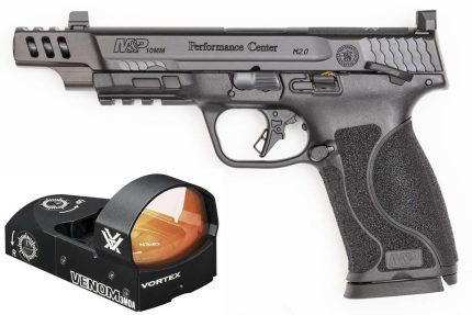 Smith & Wesson M&P M2.0 10mm, 5.6" Barrel, Black, Vortex Venom Red Dot, 15rd Smith & Wesson - Products | Rare Breed Triggers FRT - 15
