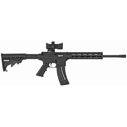 Smith & Wesson M&P15-22 Sport 22 LR, 16.5" Threaded Barrel, Black, MP100 Optic, 25rd Smith & Wesson - Products | Rare Breed Triggers FRT - 15