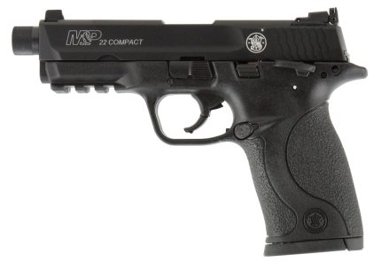 Smith & Wesson M&P22 Compact .22 LR, 3.5" Threaded Barrel, 3-Dot Sights, Black, 10rd Smith & Wesson - Products | Rare Breed Triggers FRT - 15