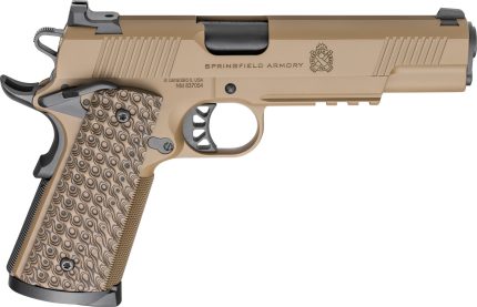 Springfield 1911 TRP 45 ACP, 5" Barrel, Coyote Brown Cerakote, G10 Grips, 3x8rd Mags Springfield Armory - Products | Rare Breed Triggers FRT - 15
