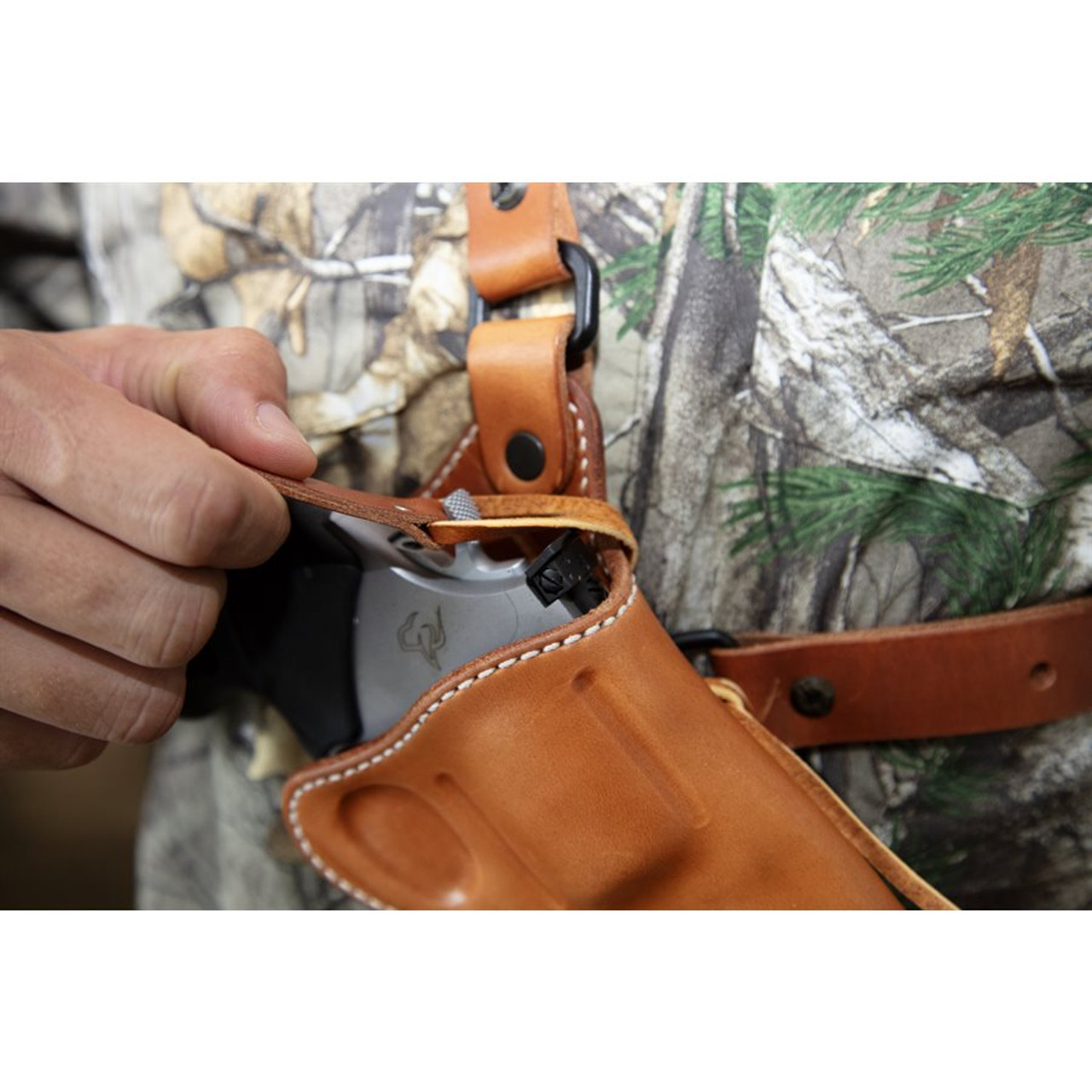 Diamond D Guides Choice™ Leather Chest Holster Taurus Tracker 6 1/2" - Image 17