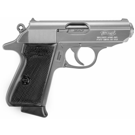 Walther PPK/S 380 ACP, 3.3" Barrel, Stainless Steel, Black Grip, 7rd Walther - Products | Rare Breed Triggers FRT - 15